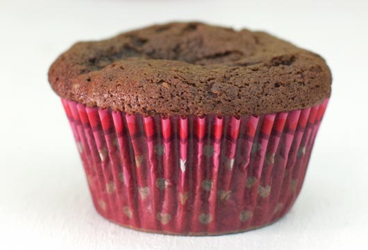 Unfrosted Sour Cream Chocolate Muffin