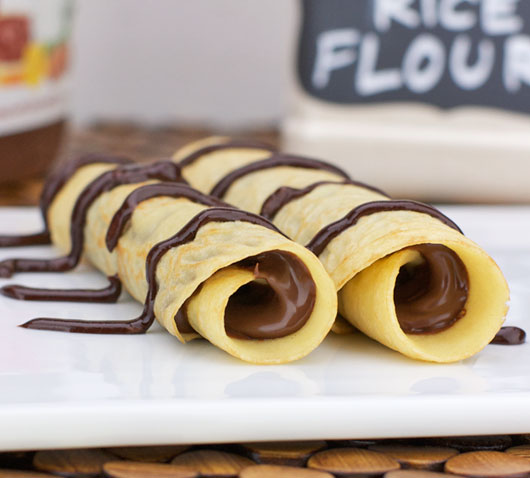 Gluten-Free Crepes With Nutella