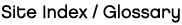 Site Index / Glossary