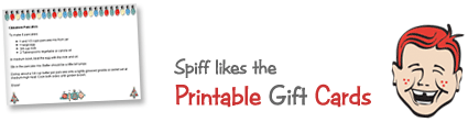Print a Jar Gift Instruction Card
