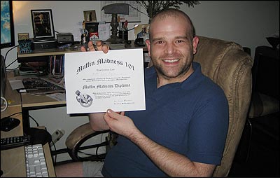 Shacklefoot Matt With Muffin Madness Diploma