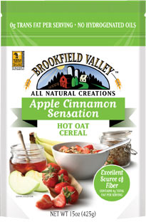 Brookfield Valley Apple Cinnamon Sensation Hot Oat Cereal