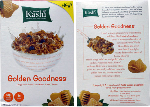Golden Goodness Cereal from Kashi