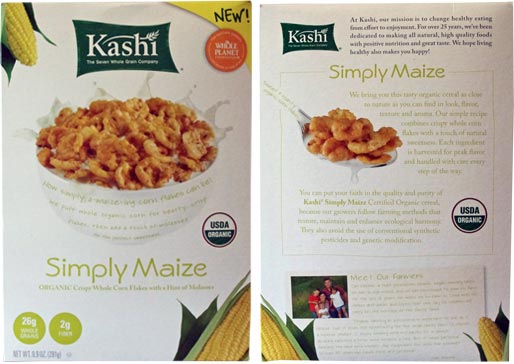 Simply Maize Cereal From Kashi