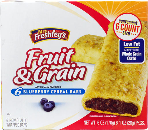Mrs. Freshley's Fruit & Pastry Cereal Bars: Blueberry