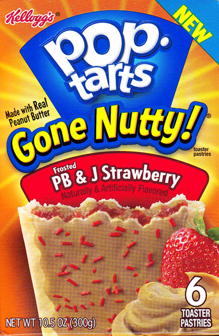 Frosted PB & J Strawberry Pop-Tarts Gone Nutty! Product Review