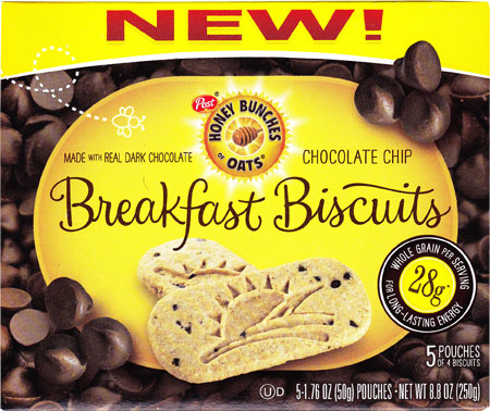 Chocolate Chip Honey Bunches of Oats Breakfast Biscuits Product Review