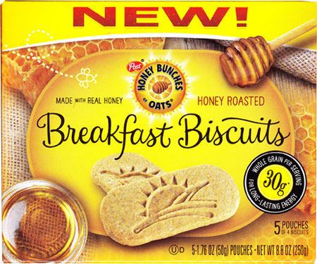 Honey Roasted Honey Bunches of Oats Breakfast Biscuits Product Review