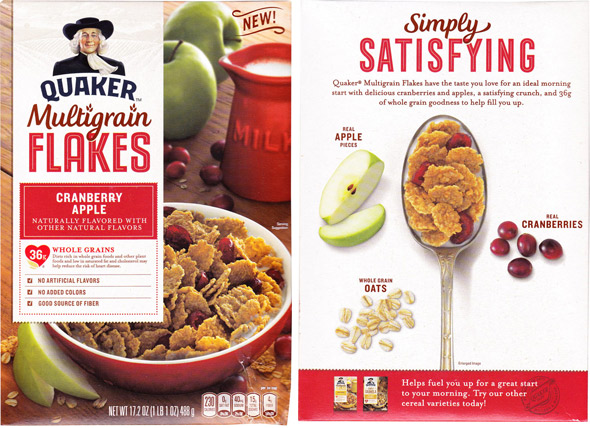 Quaker Cranberry Apple Multigrain Flakes Cereal Product Review