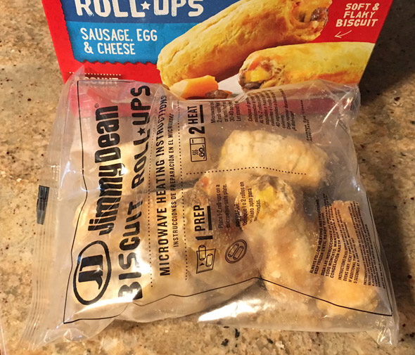 Jimmy Dean Biscuit Roll-Ups Package
