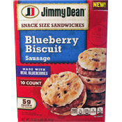 Blueberry Biscuit: Sausage