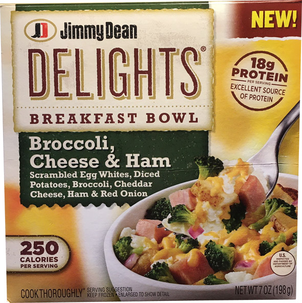 Broccoli, Cheese & Ham Delights Breakfast Bowl Product Review