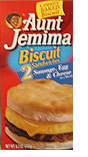 Aunt Jemima Sausage Egg And Cheese Biscuit Sandwich