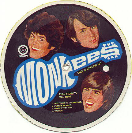 1970s Alpha-Bits Monkees Record