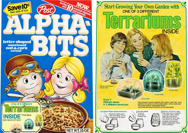 1980 Alpha-Bits Box w/ Terrarium Prize