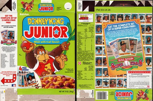 Donkey Kong Jr. Box - Front & Back