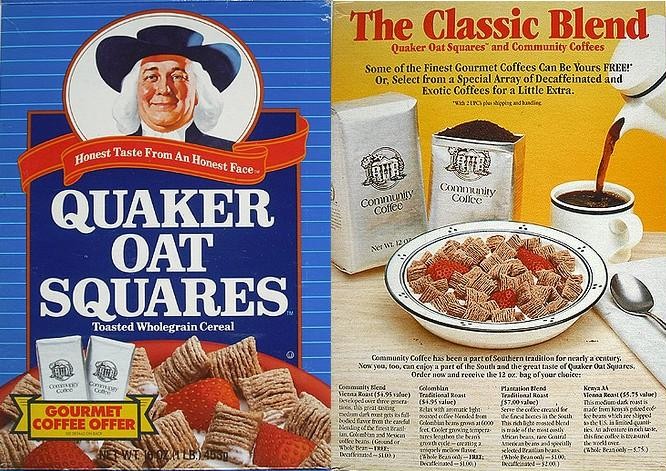 Quaker Oat Squares w/ Gourmet Coffee Offer
