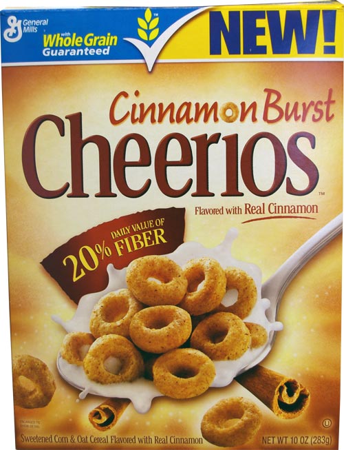 Cinnamon Burst Cheerios Box - Front