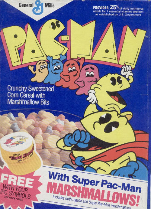 Pac-Man Cereal With Super Marshmallows