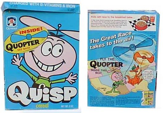 Quisp Cereal Box - Quopter