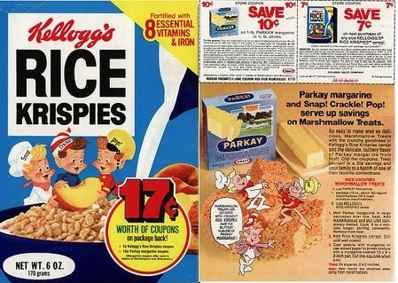 Rice Krispies Parkey Margarine Box