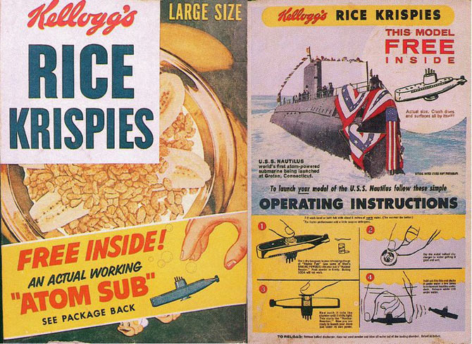 Rice Krispies Atom Sub Box
