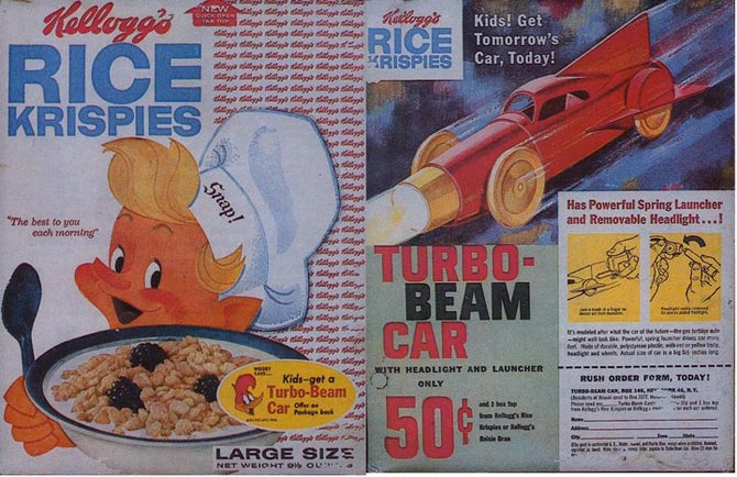 Rice Krispies Turbo-Beam Car