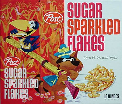 Mid-60's Sugar Sparkled Flakes Box