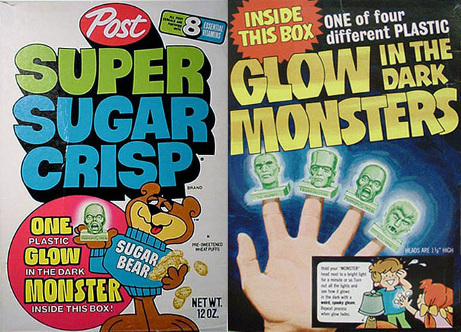 1976 Super Sugar Crisp w/ Monsters