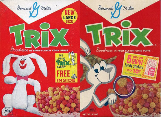 Vintage Trix Rabbit Boxes