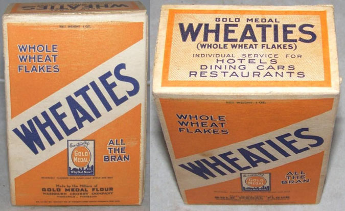 Vintage Wheaties Individual Serving Box