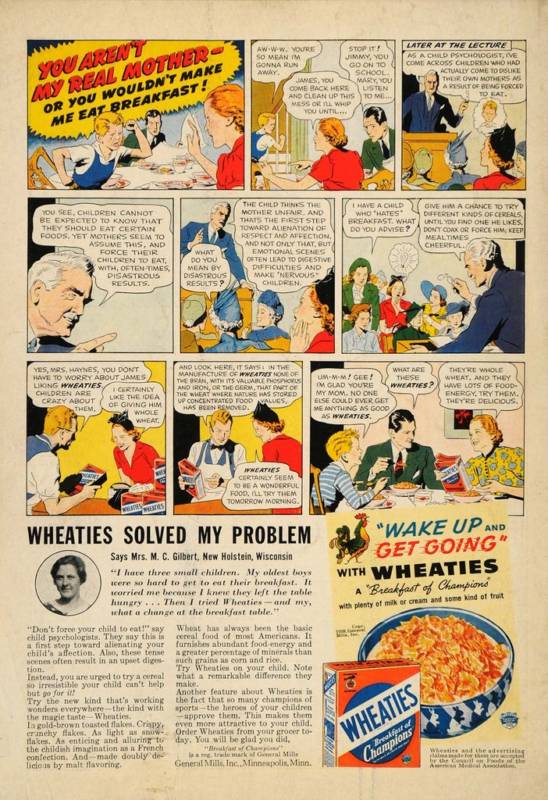 1938 Wheaties Advertisement