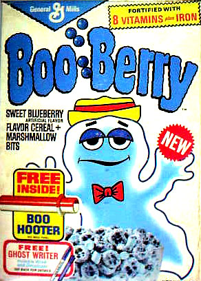 Boo Hooter Boo Berry Cereal Box