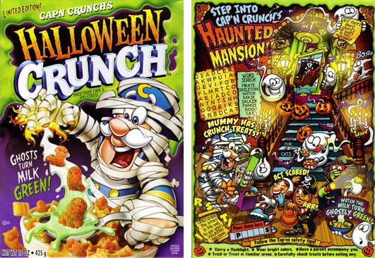 2007 Halloween Crunch Cereal Box