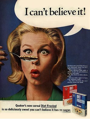1965 Diet Frosted Ad