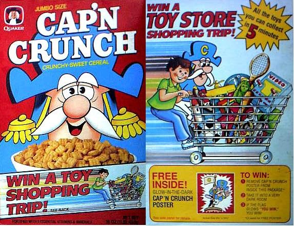 Cap'n Crunch Toy Shopping Box
