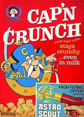 Cap'n Crunch Box - Astro Scout