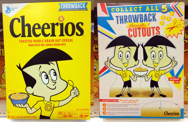 2015 Retro Throwback Cheerios Box