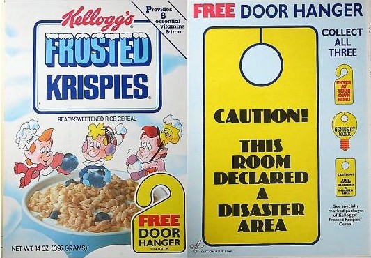 Frosted Krispies Door Hanger