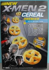 X-men 2 Cereal Box Back