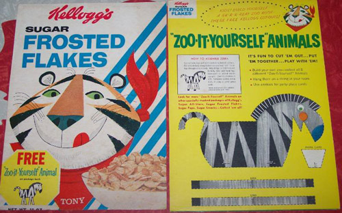 Sugar Frosted Flakes Animal Cut-Outs
