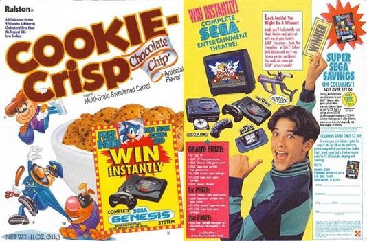 Cookie-Crisp Sega Genesis Box