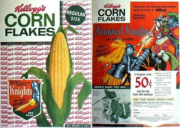Corn Flakes Armored Knights Box