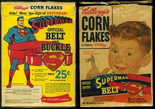 Corn Flakes Superman Belt Box