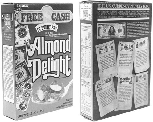 Image result for images of almond delight free cash in every box