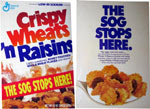 Crispy Wheats 'N Raisins - Front & Back