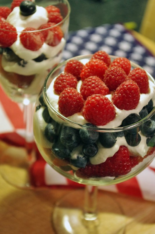 Fourth Of July Berry Parfaits