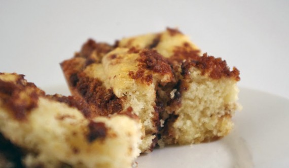 A Piece Of Cinnamon Flop Coffee Cake