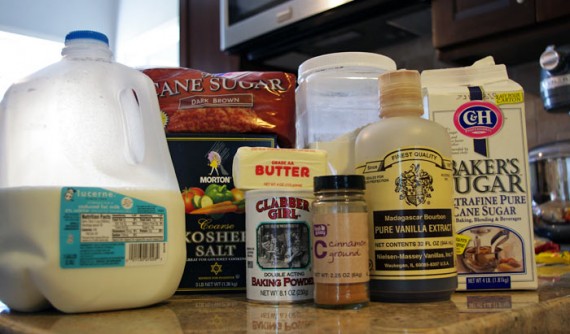 Ingredients For Cinnamon Flop Coffee Cake