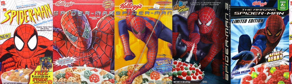 Spider-Man Breakfast Cereals